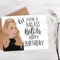 BALOR Funny Card | Card For Her | Card For Him| Funny Birthday Card | Gift | Popular Birthday Card | Happy Birthday Wanker | 4.25 x 5.5 Folded Cardstock Greeting Card (Keeley Bday)