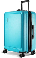 TRAVELARIM 24 Inch Luggage with Spinner Wheels, Hard Shell Suitcase with TSA Locks for Luggage, Travel Large Suitcase, Expandable Hard Shell Suitcases, Teal