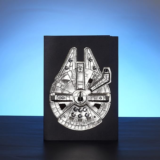 Papyrus Star Wars Birthday Card Assortment, Ewok, Cupcake, and Millennium Falcon (3-Count)
