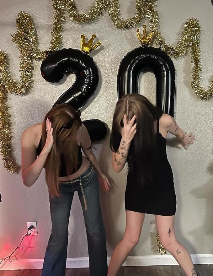 Number 0 Balloons 40 Inch Black Number Balloons for 10 20 30 40 50 60 70 80 90 100 Numbers Balloon Birthday Decorations Wedding Event Baby Shower