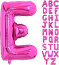 40 Inch Large Hot Pink Letter E Balloons Alphabet E Letter Balloons Foil Mylar Letter A Balloons for Birthday Party Anniversary New Year Graduation Wedding