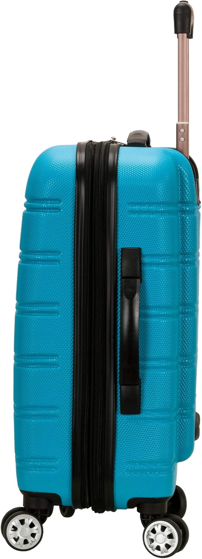 Rockland Melbourne Hardside Expandable Spinner Wheel Luggage, Carry-On 20", Turquoise