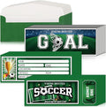 Fuutreo 50 Pcs Soccer Birthday Invitations with Envelopes Sports Party Invitations for Soccer Fan Sports Event Party Supplies