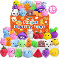 30 Pack Squishy Toys, Kawaii Party Favors for Kids 3-5, 4-8, 8-12, Treasure Box Toys for Classroom Prizes, Mini Gifts Goodie Bag Easter Basket Stuffers Egg Fillers Bulk Fidget Squeeze Toy