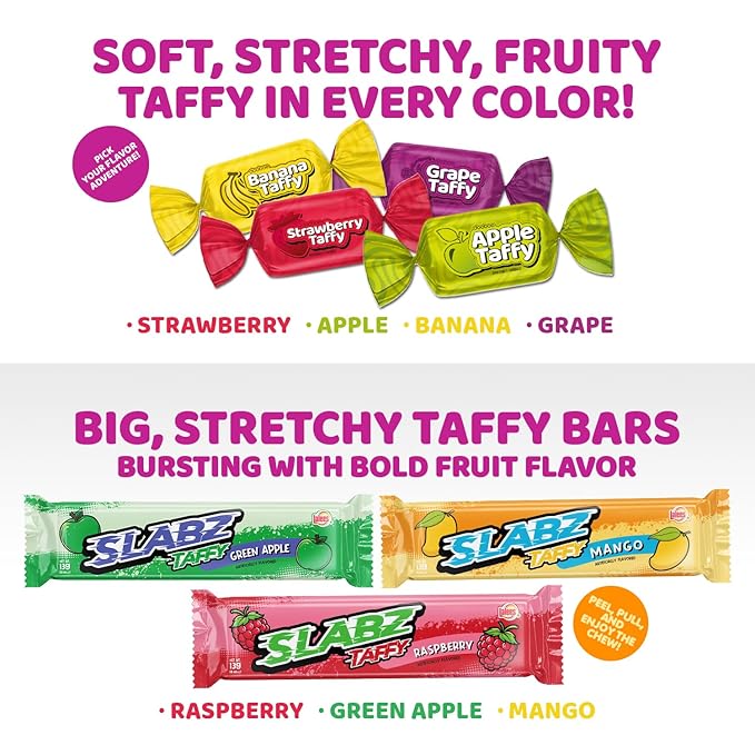 Bulk Candy Assortment – 8 Pound Bulk Individually Wrapped Candy Mix – Party Favors, Piñata Filler, Goodie Bags, Events, Office Candy Bowl