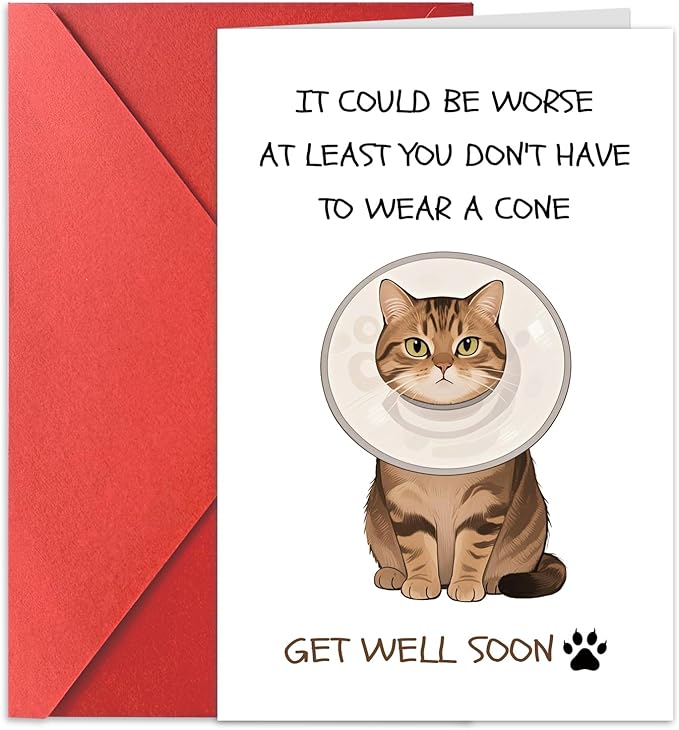 Funny Get Well Soon Cards Gifts For Women Feel Better Thinking of You Humor Speedy Surgery Recovery Him Her Friends Mother