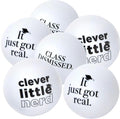 Amscan Bold Black & White Plastic Pong Balls - 1.5" (Pack of 6) - Premium Material, Unique Decoration - Perfect for Graduation Day Parties & Events