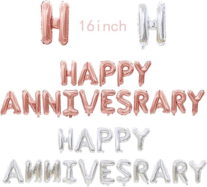 Happy Anniversary Balloon Combination Happy Party Decoration Wedding Decoration