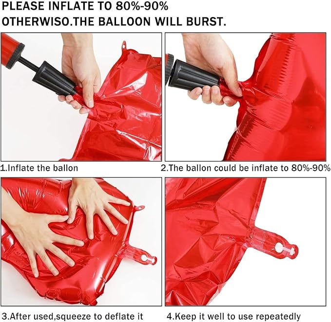 40 Inch Red Number 1 Balloon Large Red Foil Balloon Red 1 Balloons Mylar Helium Balloon for 1st Birthday Party Decorations Girls Boys Baby Shower Wedding Anniversary Decoration