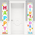 Birthday Decorations Banner, Happy Birthday Door Sign for Men Women Boys Girls Ideal Birthday Decorations Party Supplies Outdoor Indoor 72 x 12 Inch