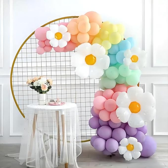 Macaron Colorful Balloons,144Pcs Mixed Size 5/12/18 Inch Assorted Pastel 9 Color Rainbow Latex Balloon for Unicorn Birthday Wedding Baby Shower Engagement Anniversary Christmas Party Decorations