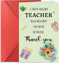 Thank You Card for Teacher Appreciation End of Term Back to School Gifts from Students