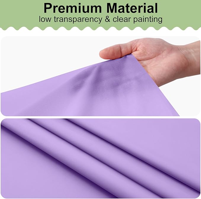 misaya 6 Packs Disposable Plastic Table Cloth, 54 x 108 Inch Waterproof Rectangle Tablecloth, Leakproof & Sturdy Decorative Table Covers for Easter, Picnic, Party and Outdoor, Lavender
