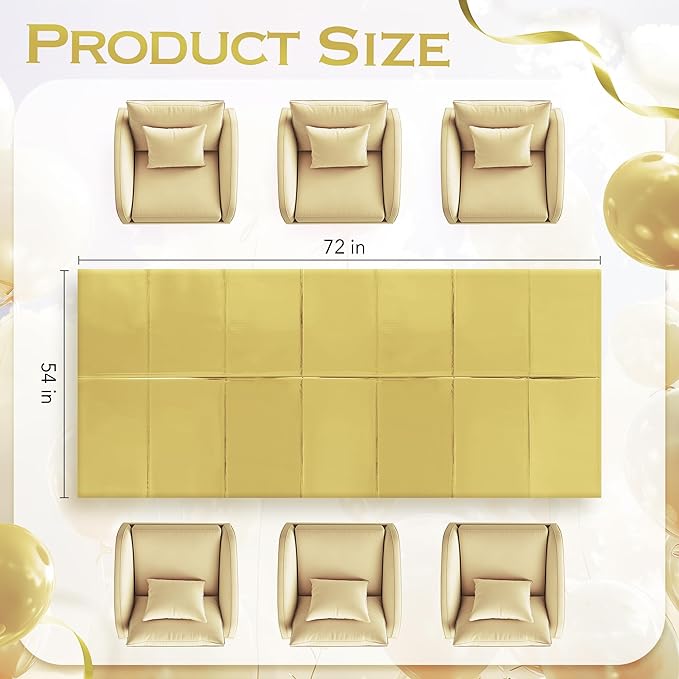 2pcs Champagne Gold Foil Tablecloth 54*72inch Plastic Wedding Birthday Party Table Cloths Light Gold Waterproof Disposable Table Cover for Christmas Grad Elegant Event Anniversary Party Supplies