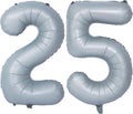 40 In Matte gray Number Balloons Helium Foil Mylar Balloon Birthday Party banquet Decoration 25