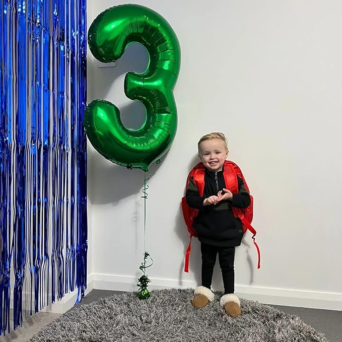 25 Balloon Number, Green Number 25th Birthday Balloons 40 Inch, 25 or 52 Years Old Green Birthday Decorations for Men Women, 25th Anniversary Decorations
