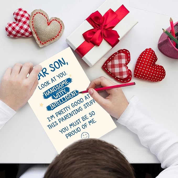 Funny Birthday Card for Son, Happy Birthday Gifts for Son, Humorous Birthday Card Gifts from Mom Dad Parent