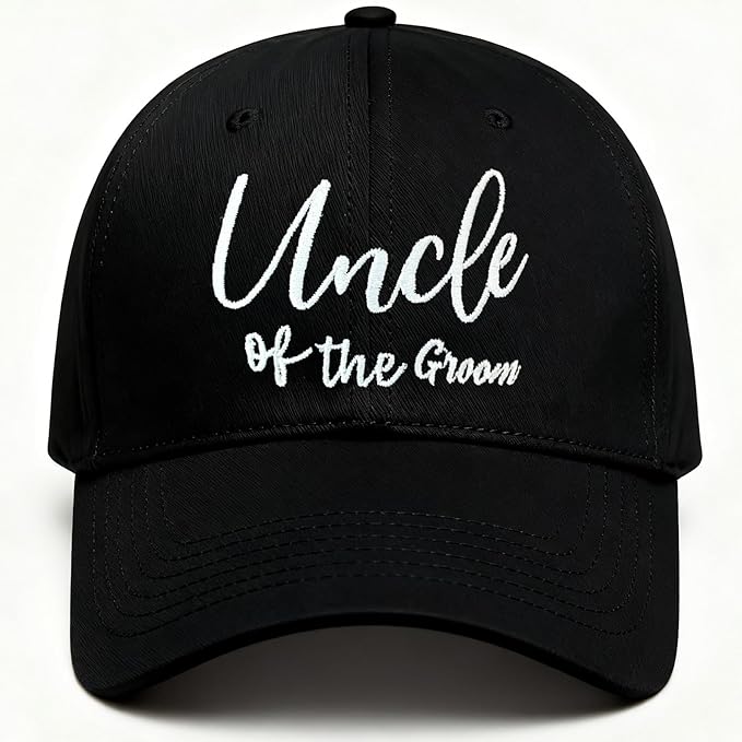 Adjustable Embroidered Hat for Bridal Shower Wedding Engagement Anniversary Honeymoon Newlyweds Couples Gifts