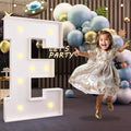 imprsv Marquee Light Up Letters, 3FT Marquee Letters for Birthday Baby Shower Wedding Decorations Light Up Letters for Engagement Party Decor, Large Marquee Letters for Party Decorations, Letter E