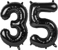 40 Inch Black Number 35 Digital Balloon,Jumbo Mylar Foil Helium Balloon for 35 Balloons for Birthday Party,Wedding Anniversary Party Decorations