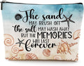 Funny Beach Gifts for Women Cosmetic Bag Travel Ocean Beach Vacation Essentials for Girls, Bestie, Mom, Summer Beaches Lover Makeup Bag Girls Trip Gifts Favors Stuff Birthday Christmas Graduation