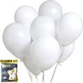100 pcs 12 Inch White Balloons Helium Shiny Thicken Matte White Latex Balloons Party Decoration