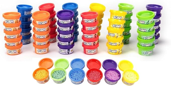Crayola Silly Scents Foam Tubs - 60 x 1oz Play Foam for Kids, Fidget Toys & Easter - NonToxic, Scented, & Colorful Kids Toys - Perfect for Arts & Crafts, Goody Bags, Party Favors, Play