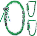 Hotop 2026 Graduation Leis Class of 2026 Grad Ribbon Money Lei Handmade Double Braided Necklace for Graduation Gifts Supplies