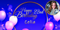 Happy Birthday Custom Vinyl Banner with Your Photos, Personalized Birthday Banner Sign for Children Newborn Baby Kids Celebration Backdrops Party Supplies Favors Props (Style-43, 8ft x 4ft)
