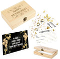 60PCS Retirement Card, Happy Wishes Card Box, Well Wish and Advice Congratulations Guest Book Cards, Retirement Party Favors and Going Away Party Decorations Supplies