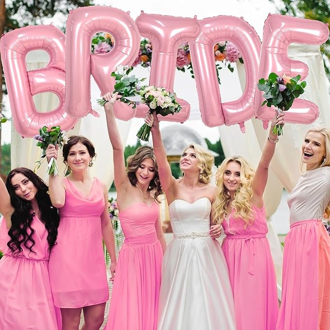 40 Inch Pink E Balloon - Large Light Pink Letter Balloon, Single Foil Alphabet E, Big Baby Pink Name Letters - Helium for Girls Women Birthday Party Wedding Anniversary Decoration