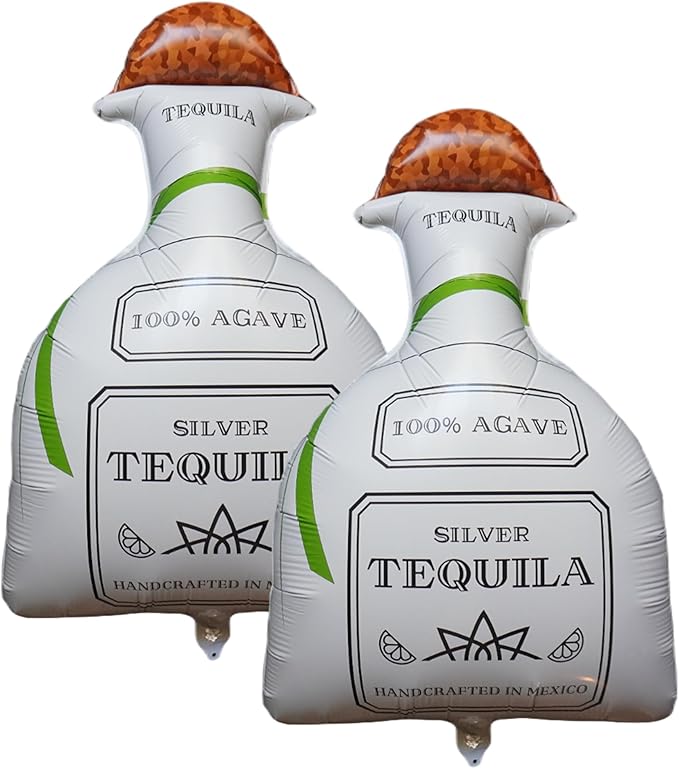 Jumbo 30" Tequila Balloons (set of 2) Tequila Party Decorations 21st Birthday, Margs and Matrimony Bachelorette Party Margarita Balloon, Cinco de Mayo