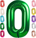 Number 0 Balloons 40 Inch Dark Green Number Balloons for 10 20 30 40 50 60 70 80 90 100 Numbers Balloon Birthday Decorations Wedding Event Baby Shower