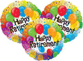 Set of 3 Happy Retirement 18" Foil Party Balloons