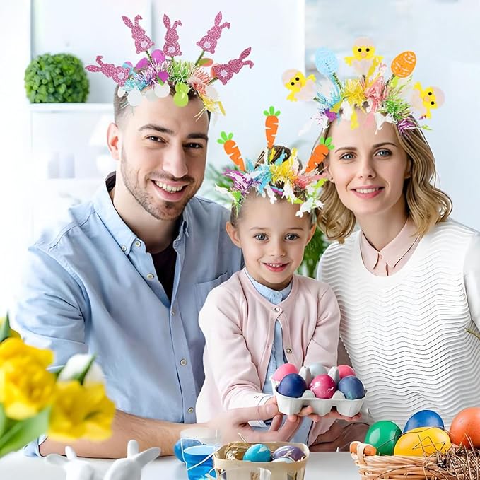 Easter Headbands for Women - Easter Broken Chick Headband - Easter Eggs Headbands for Easter Party Decorations - Easter Hair Accessories for Women