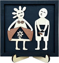 Funny Couples Sign Wedding Gifts Picture Frame Must Haves Couples Sexy Bedroom Decor Wood Plaque Mr and Mrs for Newlyweds Anniversary Boyfriend Girlfriend Wall Hanging HU-FR252