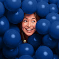 AFTERLOON® Biodegradable Mini Balloons 50 pcs Blue 5 Inch, Matte Color Thickened Extra Strong Latex Helium Float, Baby Shower Gender Reveal Garland Arch Wedding Birthday Party Decorations
