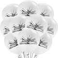 Malayan Products Book Balloons Latex 12 Count, Reading Birthday Theme Decoration, Literature Event, Novel Party Ideas, 12 Inch Standard Size (Book 2)