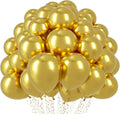 110pcs Metallic Gold Balloons 12inch Chrome Gold Latex Party Balloons for Graduation, Wedding, Birthday, New Year, Baby Shower, Anniversary Party Decorations