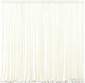 Beige Backdrop Curtains-Wrinkle-Free Polyester Photography Drapes Party Curtain Background for Baby Shower Wedding Decorations- 40 X10FT (Beige)