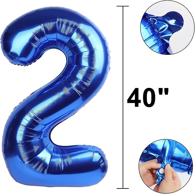 40 Inch Navy blue Number 26 Digital Balloon,Jumbo Mylar Foil Helium Balloon for 26 Balloons for Birthday Party,Wedding Anniversary Party Decorations