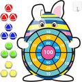 Easter Basket Stuffers,30" Bunny Dart Board with 12 Sticky Balls,Easter Eggs Filled,Easter Theme Party Favor,Easter Gifts for Boys Girls - Outdoor Indoor Kids Toys-Easter Decor Decorations