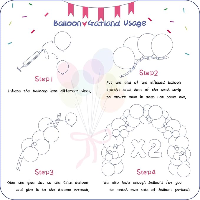 412pcs Clear Balloon Garland Arch Kit 18 12 10 5 Inch Different Sizes Matte Latex Crystal Transparent Balloons for Baby Shower Birthday Wedding Graduation Anniversary Party Decoration