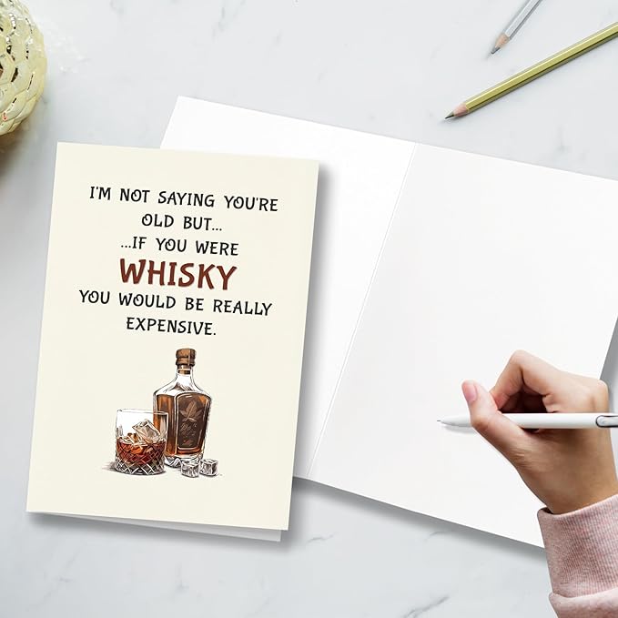 Funny Birthday Card for Men | Women, Funny 70th Birthday Cards for Women, Brother Birthday Card from Sister, Adult Humor Cards