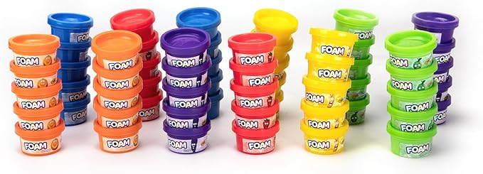 Crayola Silly Scents Foam Tubs - 60 x 1oz Play Foam for Kids, Fidget Toys & Easter - NonToxic, Scented, & Colorful Kids Toys - Perfect for Arts & Crafts, Goody Bags, Party Favors, Play