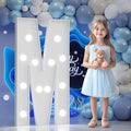 Big Marquee Light-up Letter Decorations: 4 Feet Tall Large Letters M Marry Me Proposal Gender Reveal Alphabet 4FT Sign Graduation Party Wedding Engagement Anniversary HOCO Decor Mosaic Balloon