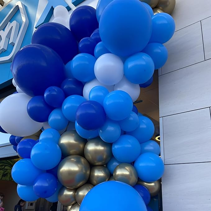 110pcs Royal Blue Balloons 12inch Blue Latex Party Balloons for Graduation, Wedding, Birthday, New Year, Baby Shower, Anniversary, Baseball, Nautical Party Decorations