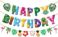 Hawaiian Birthday Banner,3 Packs Hawaiian Happy Birthday Banner,Hawaiian Birthday Party Decorations