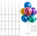 JOYYPOP 24 Sets Balloon Stand Kit, Balloon Sticks with Base Birthday Graduation Party Decorations Wedding