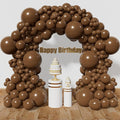 KAWKALSH Brown Balloon Arch Kit 111Pcs 18 12 5 Inch Latex Party Balloons Garland for Birthday Baby Shower Wedding Engagement Anniversary Christmas Party Decorations